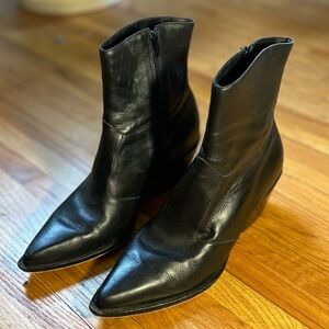 Able Western Style Ankle Booties